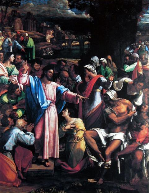 Piombo:1517-19 Lázár feltámasztása